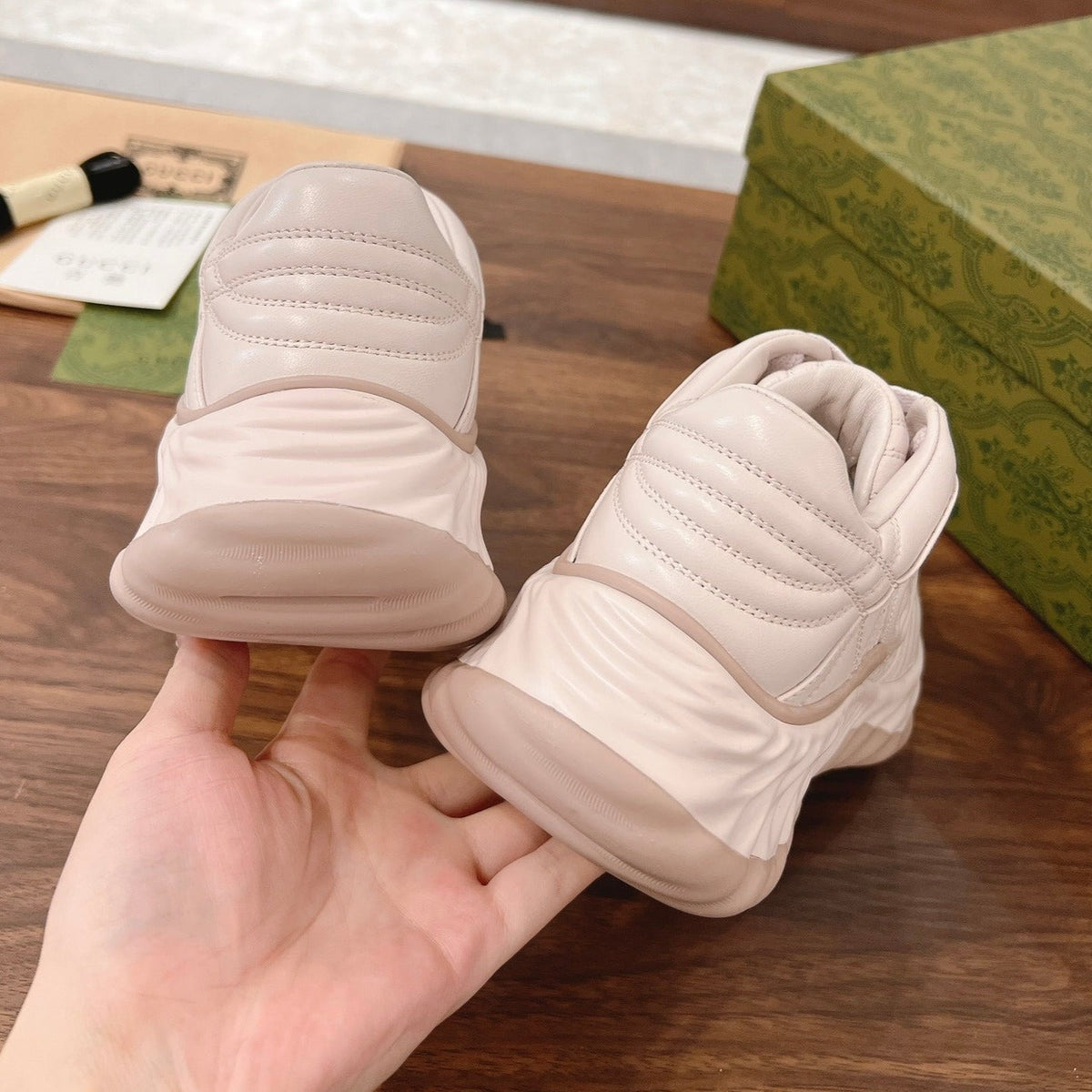 GG RIPPLE SNEAKER JASmine cream