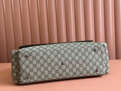GC Large Changing Bag Beige Ebony Monogram Canvas
