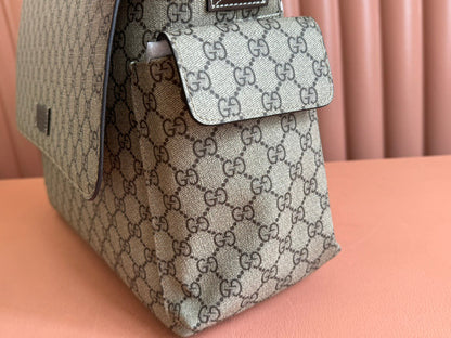 GG Large Changing Diaper Bag Brown Beige Canvas