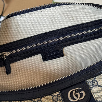 Gucci Ophidia Bag Beige mix Blue Canvas 240088