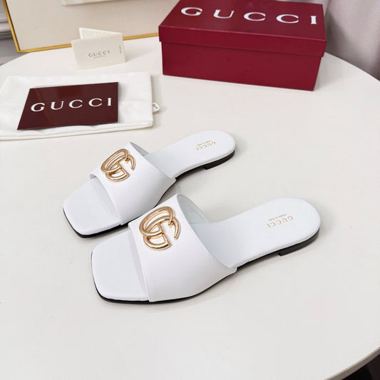 GG 2026 Early Spring Mule White Sheepskin 688521