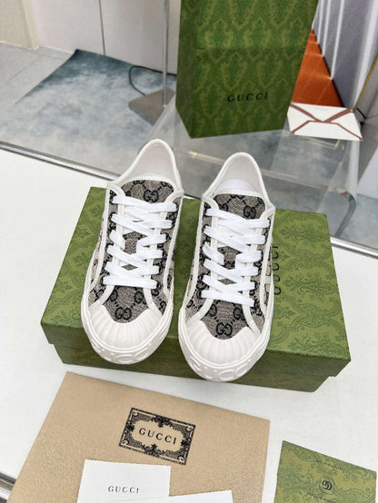 GG Chunky Sneaker 35mm Black Grey White Monogram Canvas457425