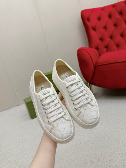 GG Tennis 1977 Sneakers White Canvas 457415