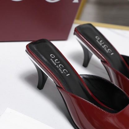 GG Cruise 2026 Mule 60mm Burgundy Sheepskin 601086