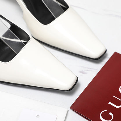 GG Cruise 2026 Slingback 55mm White Sheepskin 601089