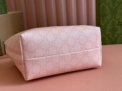 Gucci Ophidia 20cm Bag Pink Canvas 239922