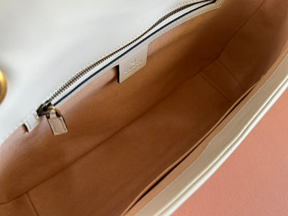 Gucci GG Marmont 31 Bag White Calfskin 248224