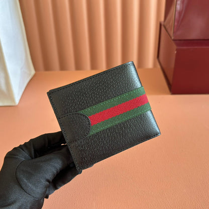 GG Ophidia Wallet Black Leather