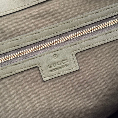 GG Beatrix Large Tote Bag Olive Green Smooth Leather GHW 272148