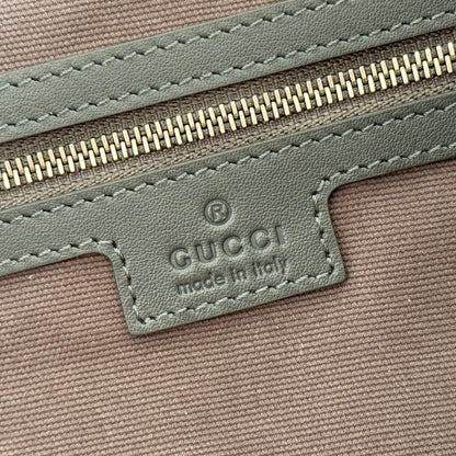 GG Beatrix Medium Tote Bag Grey Suede GHW