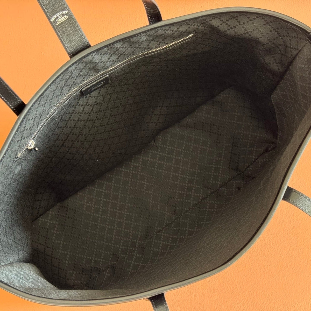 GG Jackie Medium Tote Bag Black Canvas