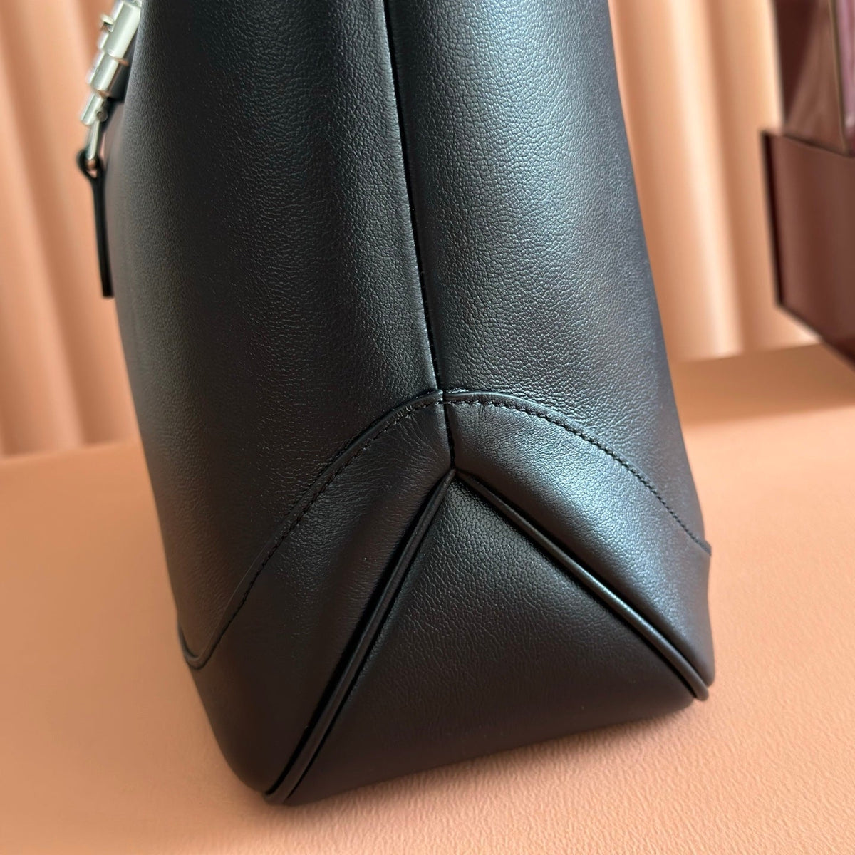 GG Jackie Medium Tote Bag Black Lambskin