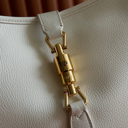 GG Jackie 1961 Shoulder Bag White Lambskin 292677