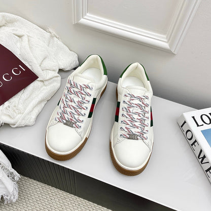 GG 26s Ace Men Sneaker White Leather 726751