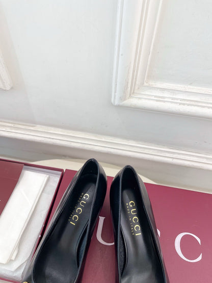 GG 26s Signora Pump 5.5cm Black Leather 640310