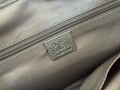Gucci Shoulder Bag Black Nylon Cowhide 510335